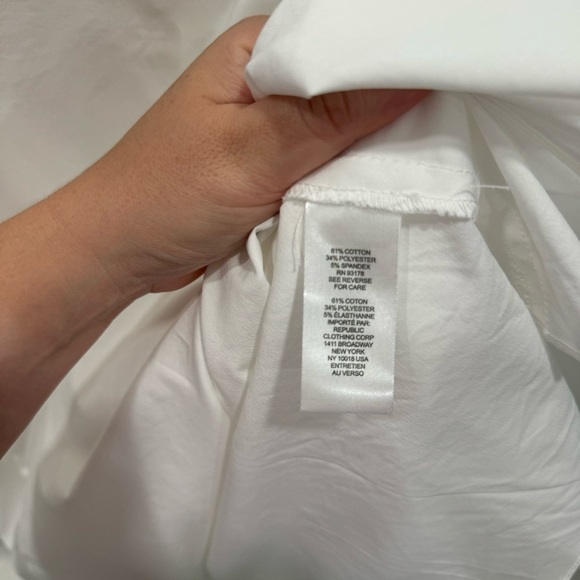 Joie White Cotton Midi Dress Strappy Size 4 - Picture 5 of 8